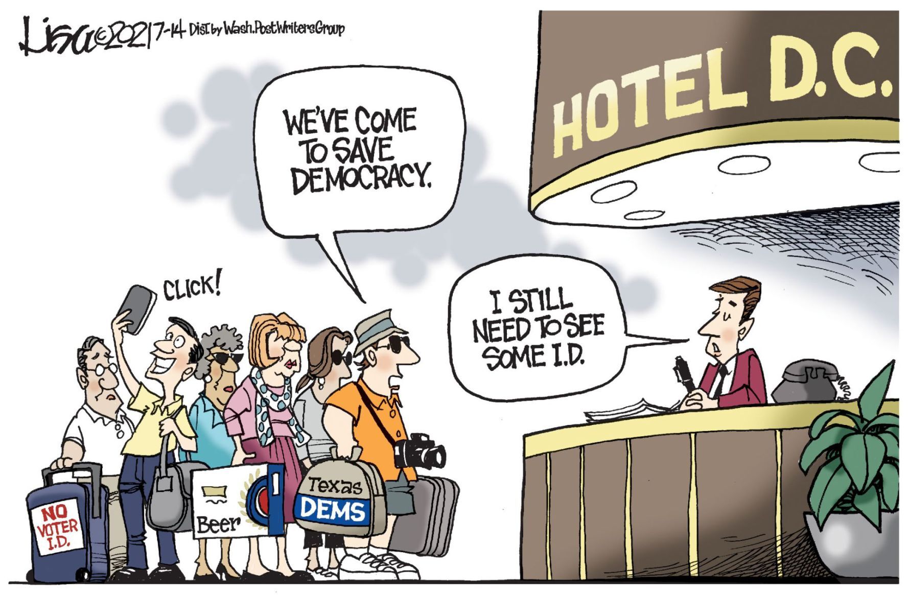 Lisa Benson cartoon